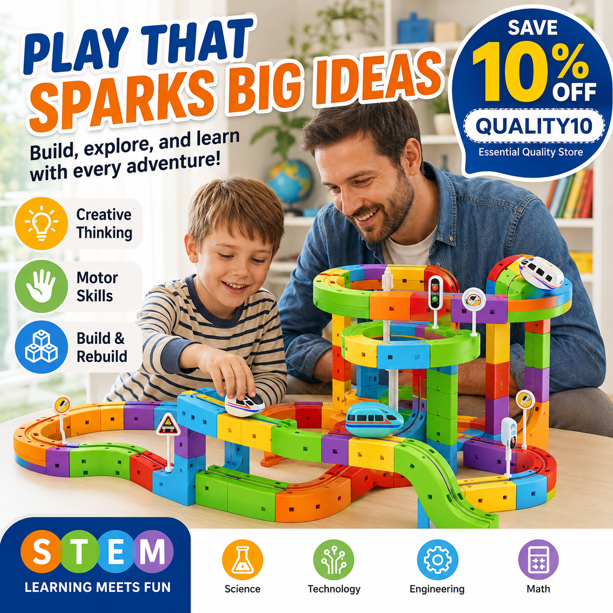 Magnetic Track Adventure Set